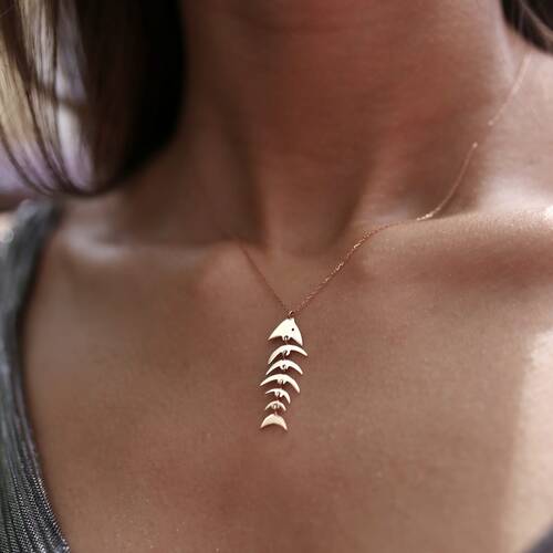 By Golden House - Kılçık Kolye