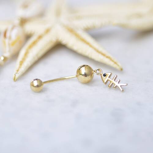 By Golden House - Kılçık Göbek Piercing