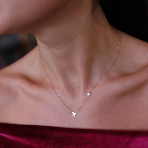 By Golden House - Kırlangıç Mine Göz Kolye