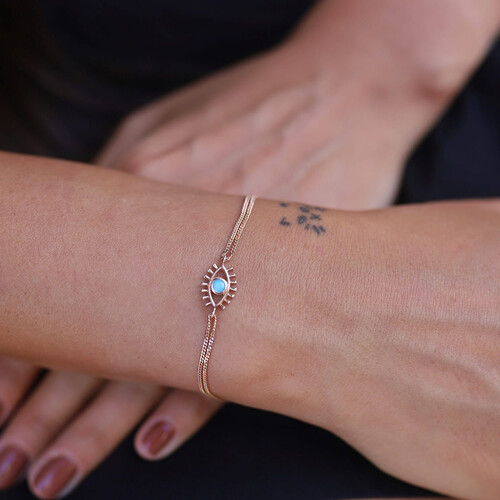 By Golden House - Kirpik Göz Bileklik