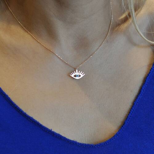 By Golden House - Kirpik Göz Kolye