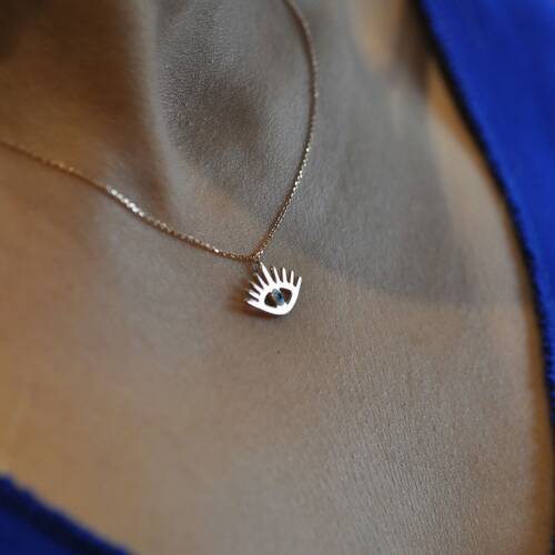 By Golden House - Kirpik Göz Kolye (1)