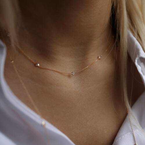 By Golden House - Kısa Tohum Kolye