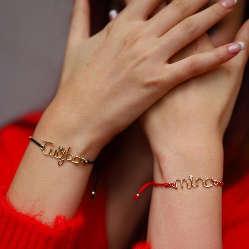 By Golden House - Kişiye Özel İsim Bileklik By Golden House - Kişiye Özel İsim Bileklik