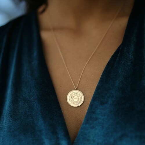 By Golden House - Kıtmir Duası Kolye By Golden House - Kıtmir Duası Kolye