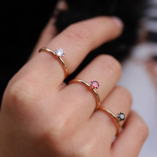 By Golden House - Kraliçe Tacı Yüzük