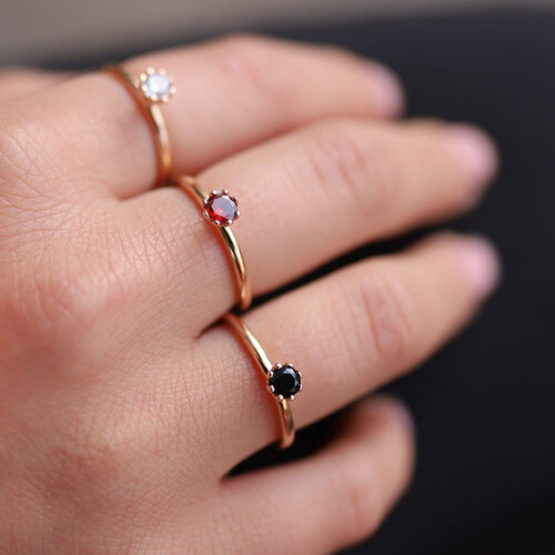 By Golden House - Kraliçe Tacı Yüzük (1)