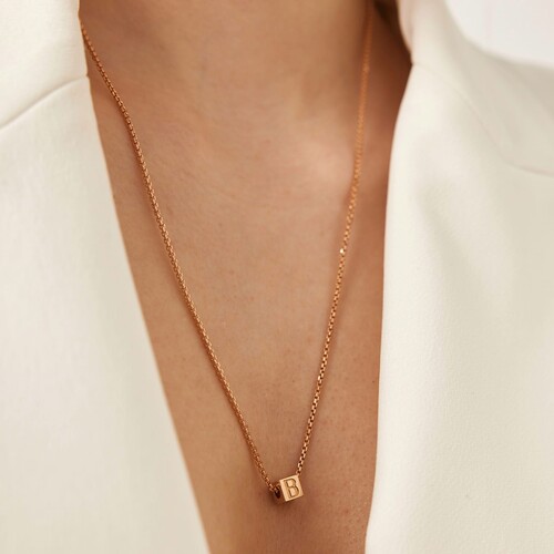 By Golden House - Küp Harf Kolye By Golden House - Küp Harf Kolye