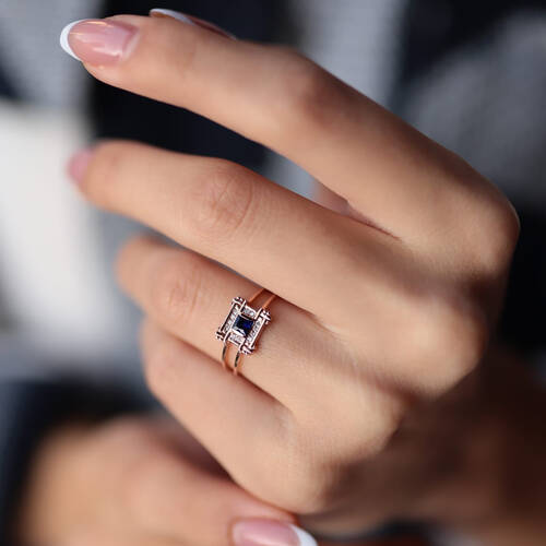 By Golden House - Labirent Pırlanta Yüzük