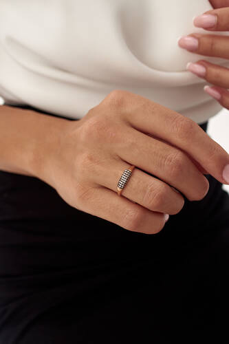 By Golden House - Lady Pave Pırlanta Yüzük