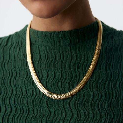 By Golden House - Large Balık Sırtı Kolye By Golden House - Large Balık Sırtı Kolye