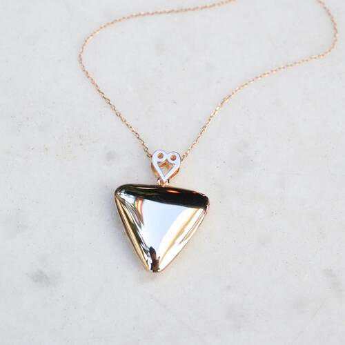 By Golden House - Resimlik Madalyon Kolye