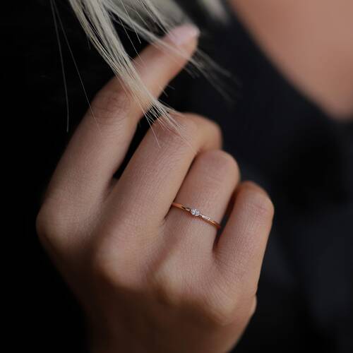 By Golden House - Markiz Pırlanta Engagement Yüzük (1)