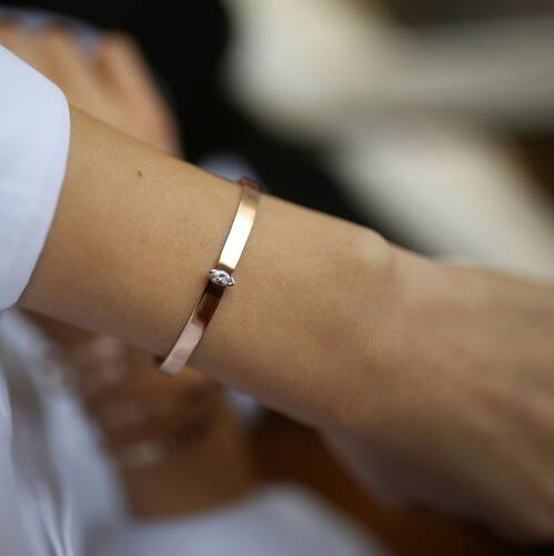 By Golden House - Markiz Pırlanta Kemer Bilezik (1)