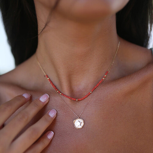 By Golden House - Mat Yıldız Kolye By Golden House - Mat Yıldız Kolye