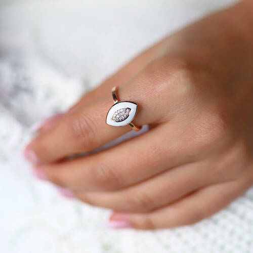 By Golden House - Mekik Mineli Pırlanta Yüzük