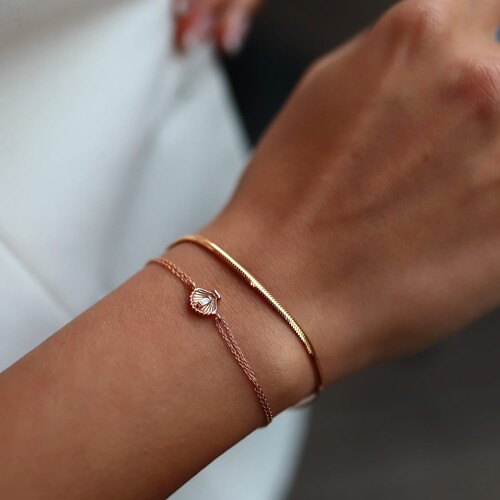 By Golden House - Midye ve İtalyano Bileklik Kombin