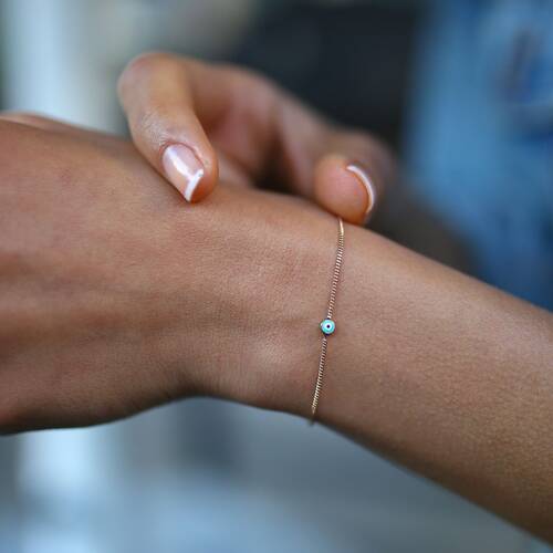 By Golden House - Mine Göz Bileklik