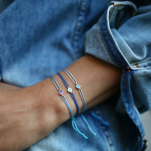 By Golden House - Mine Göz İpli Bileklik By Golden House - Mine Göz İpli Bileklik