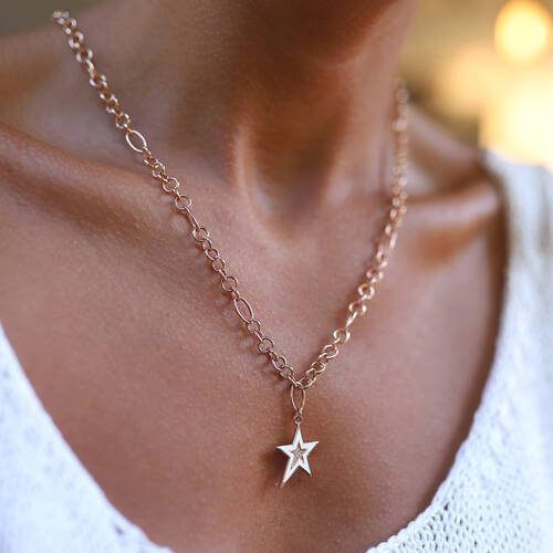 By Golden House - Mine Yıldız Madalyon Kolye