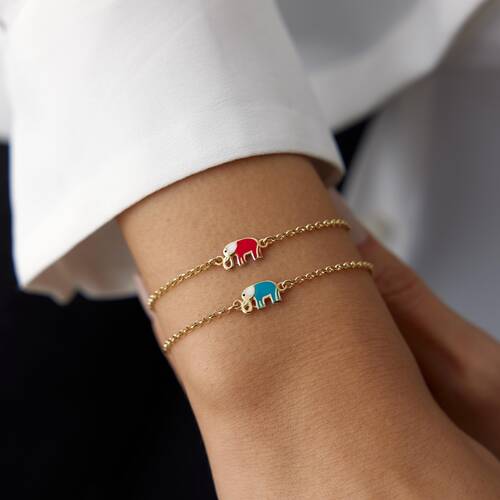 By Golden House - Mineli Fil Bileklik