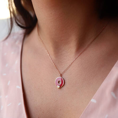 By Golden House - Mineli Halka Yonca Kolye