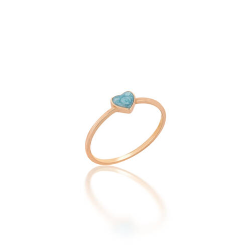 By Golden House - Mineli Kalp Yüzük (1)