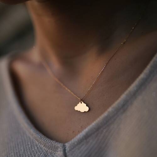 By Golden House - Mini Bulut Kolye