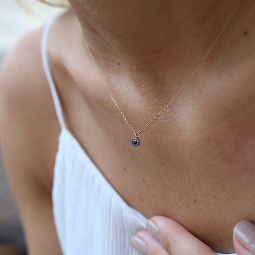 By Golden House - Mini Cam Göz Kolye By Golden House - Mini Cam Göz Kolye