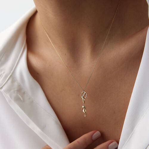 By Golden House - Mini Denizatı Charm Kolye (1)