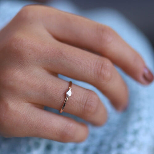 By Golden House - Mini Figür Yüzük