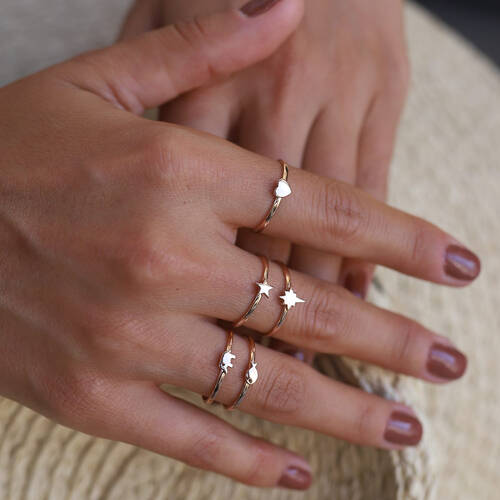 By Golden House - Mini Figür Yüzük (1)