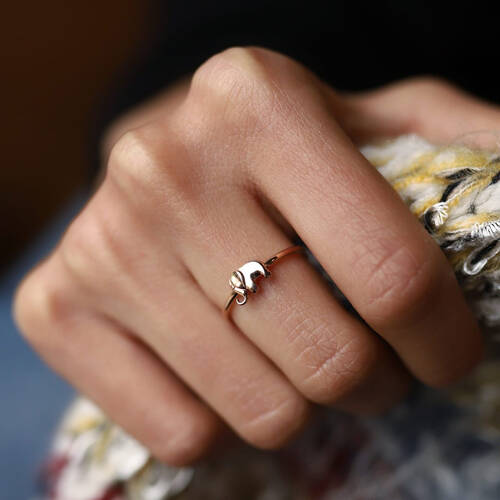 By Golden House - Mini Fil Yüzük By Golden House - Mini Fil Yüzük