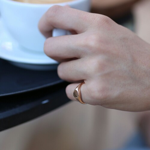 By Golden House - Mini Şövalye Yüzük