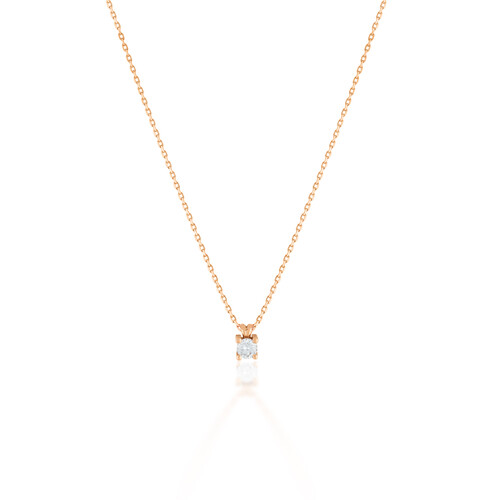 By Golden House - Mini Tek Taş Kolye (1) By Golden House - Mini Tek Taş Kolye (1)