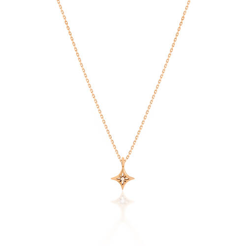 By Golden House - Minimal Kutup Yıldızı Kolye (1)
