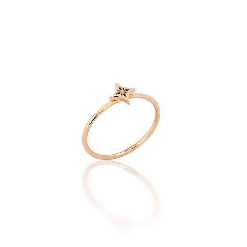 By Golden House - Minimal Kutup Yıldızı Yüzük (1)