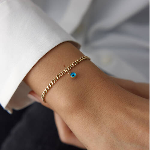 By Golden House - Mix Camgöz Bileklik (1)