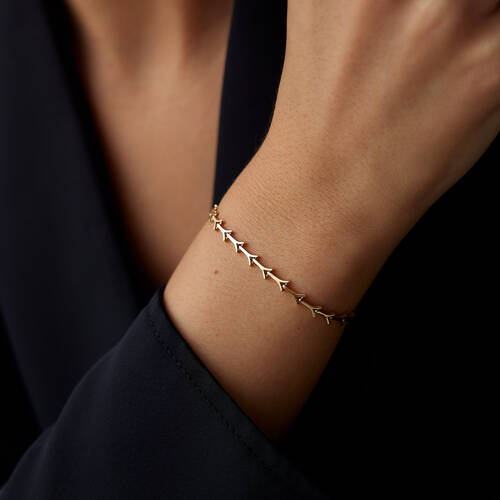 By Golden House - Navi zincir bileklik