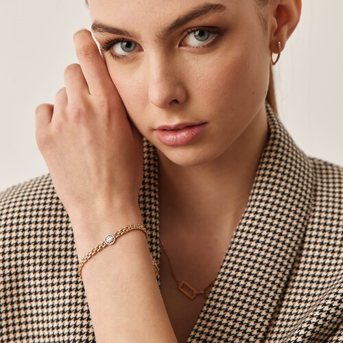 By Golden House - Nirvana Line Baget Pırlanta Bileklik By Golden House - Nirvana Line Baget Pırlanta Bileklik