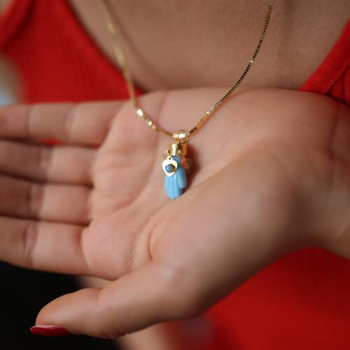 By Golden House - Nostalji El Nazarlık Kolye (1)