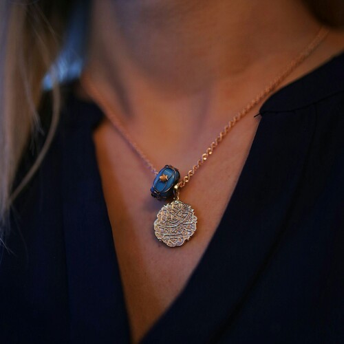 By Golden House - Nostalji Nazar ve Felak Nas Kolye By Golden House - Nostalji Nazar ve Felak Nas Kolye