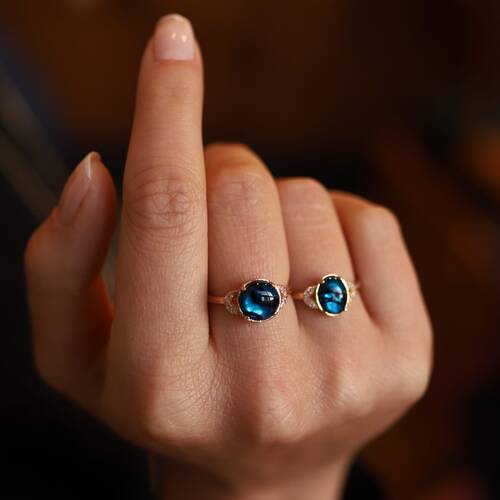 By Golden House - Okyanus Sedef Yüzük (1)