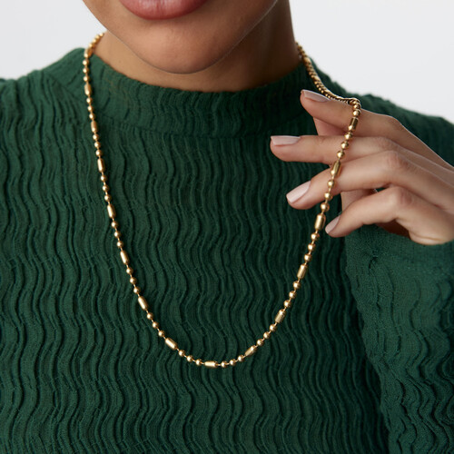 By Golden House - Oluklu Top Zincir By Golden House - Oluklu Top Zincir