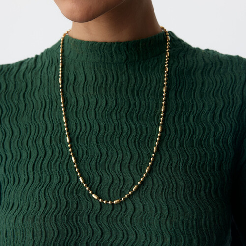 By Golden House - Oluklu Top Zincir (1) By Golden House - Oluklu Top Zincir (1)