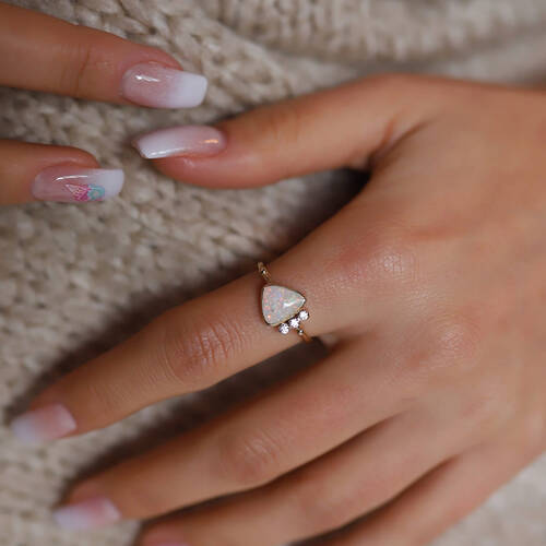 By Golden House - Opal mine yüzük By Golden House - Opal mine yüzük