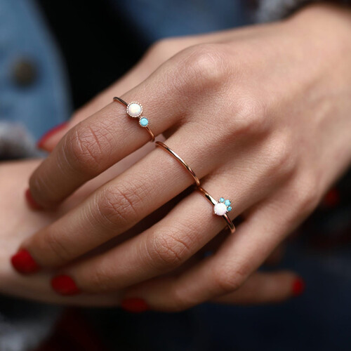 By Golden House - Opal Taç Kombin