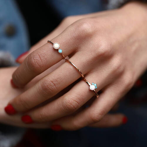 By Golden House - Opal Taç Kombin