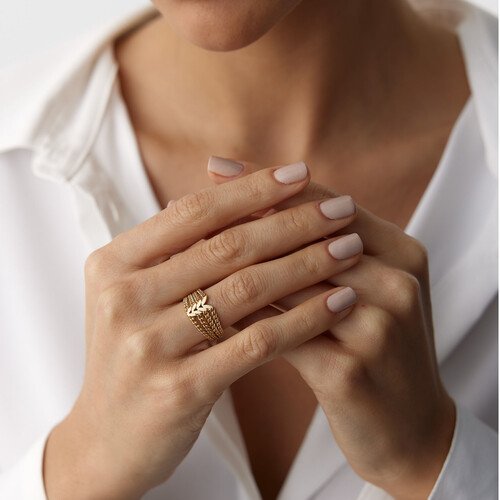 By Golden House - Örgü Burçak Yüzük (1)