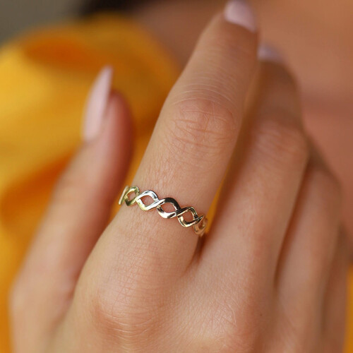 By Golden House - Örgü Yüzük